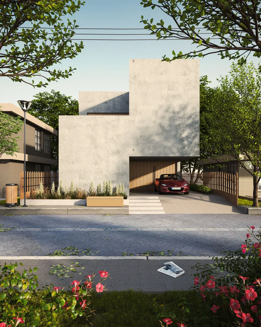 Residential garage suitable for epoxy flooring on the Gold Coast